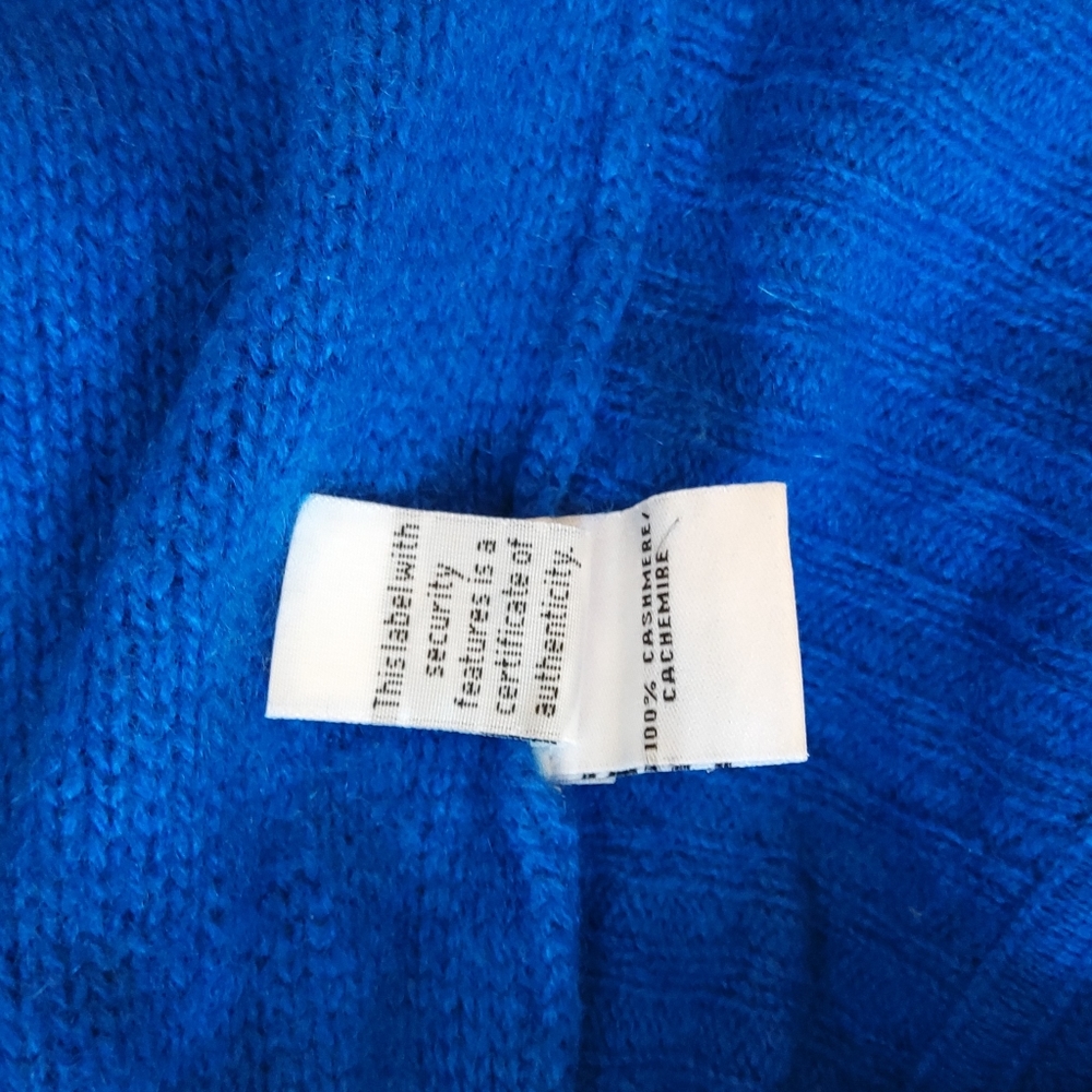 Women’s Classic Crewneck Sweater in Royal Blue - Picture 5 of 9